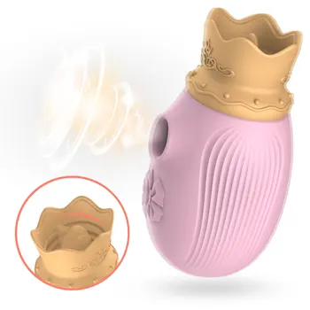 Sklopivi sisa vibrator корончатой oblika lizati oralni klitoris jezik seks-igračke za žene stimulator klitorisa i G-spot Maca odraslih igračka