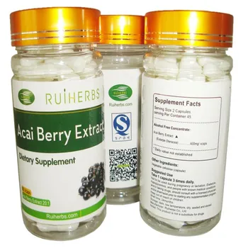 3bottles Acai Berry Extract Caps (500mg x 270pcs) jaki antioksidans, anti-aging i maksimalno tanak