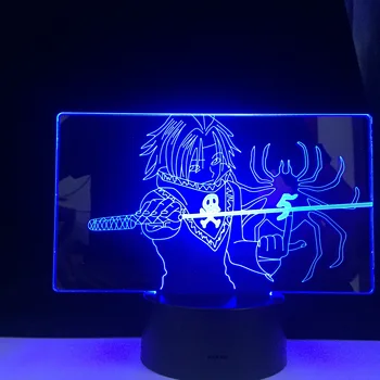 FEITAN PORTOR LED ANIME LAMP HUNTER X HUNTer Anime light 3d 16 boja daljinski upravljač promjena Led Night Light Home Decor poklon