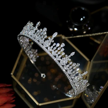 Vjenčanje je Kruna svadbena frizura ASNORA pjenušava nevjesta pribor za kosu nakit Princess Crown A01094