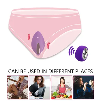 Nevidljivi nosivi vibrator bežični daljinski upravljač stimulator klitorisa seksi gaćice orgazam G-točke vodootporne seks-igračka za žene