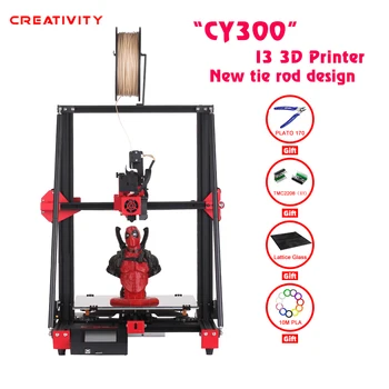 Creativity CY300 FDM 3D Printer Kit dual polugu podržava automatsko poravnanje mlaznice 0,4 mm veličina tiska 300x300x400 TMC2208 Drive