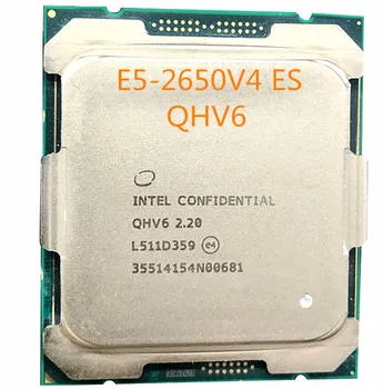 Originalni Intel Xeon ES la versión QHV6 E5-2650V4 2,20 Ghz 12-jezgreni 30M E5 2650V4 FCLGA2011-3 105 W envío gratis