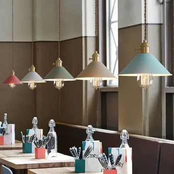 Nordic moderne šarene viseći svijećnjak božićne ukrase za dom rasvjeta žarulje dnevni boravak kabinet blagovaonica spavaća soba