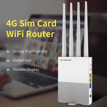 COMFAST 4G WiFi Router 2.4 GHz Wireless WiFi Repeater 4 antena za Wi Fi Booster Wireless Network Coverage Extender pojačalo novi