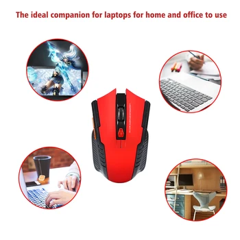 2.4 GHz Game Wireless Optical Mouse Gamer novi bežični miš sa USB-prijemnik Mause za gaming laptop PC