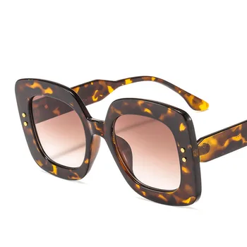 2020 klasični retro trg sunčane naočale ženske prevelike plastične gradijent ispunjava muške sunčane naočale Gafas De Sol UV400