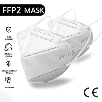 30шт FFP2 maska za lice KN95 maske za lice filtriranje maska пылезащитная maska maska za usta zaštita od gripe mascarillas masque tapabocas