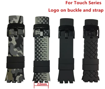 Izvornu kvalitetu remen za sat dodaci remen za sat remen za Swatch za touch serije silikon 22 mm čelik kopča logo SURB100