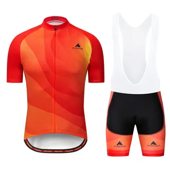 MILOTO NEW Men Cycling Jersey suit Cycling Odjeca bike wear Bib short kits Breathable Anti-UV Bicycle Wear/Short Sleeve sets