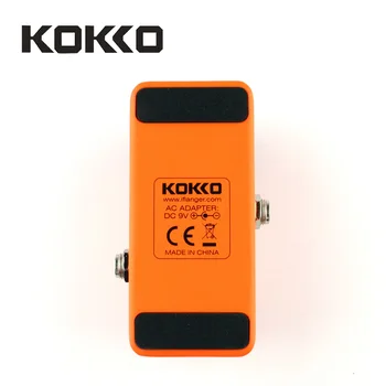 KOKKO FDD2 Timer Orange Pure Analog Delay Guitar Effect Pedal Device With Gold Straight Pedal Connectors,MusicOne Guitar Parts