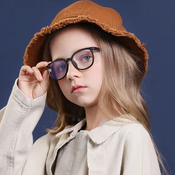Novi plavo svjetlo blokiranje naočale su djeca optički okvir prozirne naočale filter smanjuje digitalni naprezanje očiju igre UV400