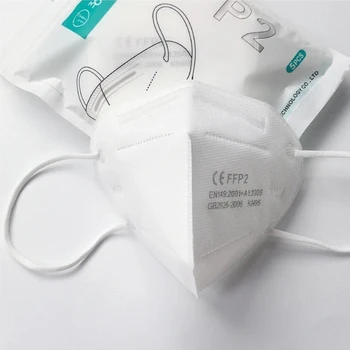 50 komada CE FFP2 KN95 Mascarillas Adult Face Usta Mask 5 slojeva filter zaštitne zdravlje prozračna maske za usta