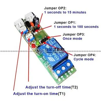 DC 24V Infinite Cycle Delay Timer Timing Relay ON OFF Switch Module Loop