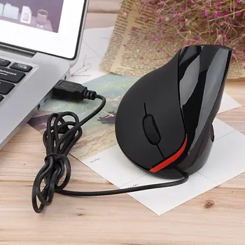 2016 New 5D wired Optical Gaming Mouse 2400DPI 2.4 GH vertikalni ergonomski vertikalni miš za stolna računala i prijenosna računala