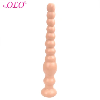 OLO prostate masaža veliki dildo super dugo anal plug-in seks igračke za žene i muškarce analni čep je masturbacija anus dvorištu perle