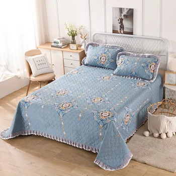 1/3 kom volanima plahte deka pamuk list cvijet tiskanih plahte veo krevetu veo jastučnicu kućni tekstil, posteljina,