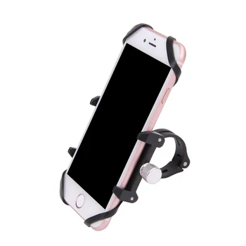 GUB G-86 G86Universal Bicycle Phone Holder aluminijski Biciklizam bicikl nosač stalak za mobilni telefon mobilni telefon sa gumenom trakom