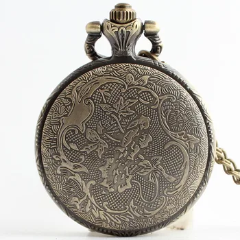 Crtani Naruto Xiao Guan organizacija džepni sat, ogrlica berba brončani privjesak žene privjesak sat sa lancem ogrlica CF1044