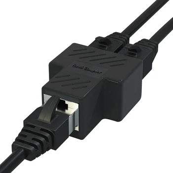 1pc RJ45 1 do 2 načina ženski cjepidlaka konektor adapter LAN Ethernet mreža