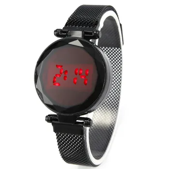 Reloj Mujer luksuzne ženske digitalni led sat Magnet buckle ženski satovi unisex mens dječji sportski sat Zegarek Damski