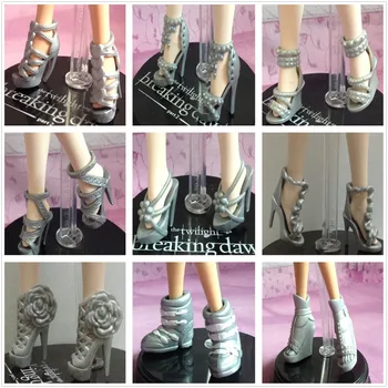 30 pari/lot predivna varijacije stila boje visoke kvalitete sandale čizme za Barbie originalna moda 1/6 lutka cipele djevojka poklon