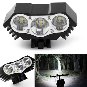 Vodootporan Biciklistička fenjer 3T6 LED prednja biciklistička lampe sigurnost noćni biciklistička lampa USB punjenje