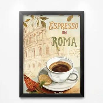 Cappuccino espresso kreativni kave caffe shop zid umjetnost platnu Slikarstvo klasicni dekor apstraktna zidno slikarstvo HD1018