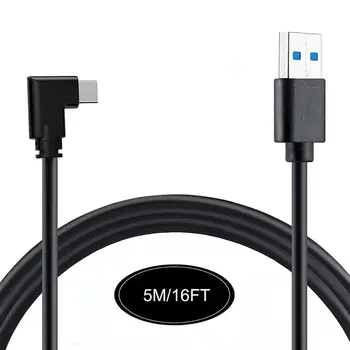 5M USB-C kabel Oculus Quest 2 Link Cable USB3.2 Compatability Right Speed Data 3.2Gen1 Charge Transfer Fast Angle Type-c T5D7