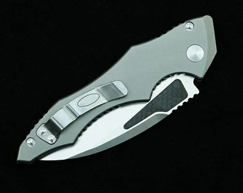 Novi sklopivi D2 oštrica aluminijska legura + karbonskih vlakana ručka nož vanjski kamp opstanak kuhinja voće EDC nož alat