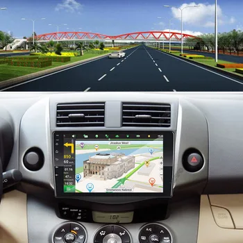 Android 10 Dvd-player automobil Toyota RAV4 Rav 4 2007 2008 2009 2010 2011 2 din 1024*600 GPS navigacija i wifi Quad core