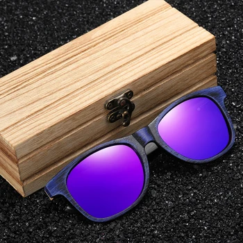 EZREAL Ručno izrađena od bambusa i drvene sunčane naočale поляризованная zaštita muške sunčane naočale Global Hot Simple sa drvenom kutijom sunčane naočale