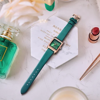 ROCOS elegantne ženske kvarcni sat zelena brojčanik vodootporan ručni sat za dame klasični Smaragd luksuzni modni satovi R0219