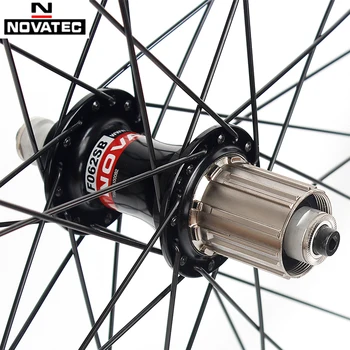Novatec Road bicikle wheelset 700c A141SB F062SB performansi aluminij alloy wheels V brake 4 bearing 7-11speed 32H biciklističkih kotača