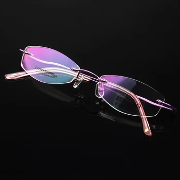 Unisex naočale, optički rimless titan legure naočale bez okvira rimless recept naočale RUI HAO EYEWEAR brand oculos gafas